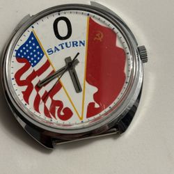 Raketa Saturn Big Zero USA USSR Friendship Watch