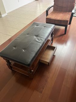 Ottoman With Drawer
