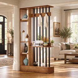 71" Wall Wood Room Divider