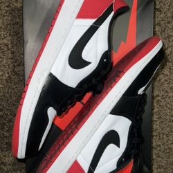 Jordan 1 Low Black Toe (sz 12)