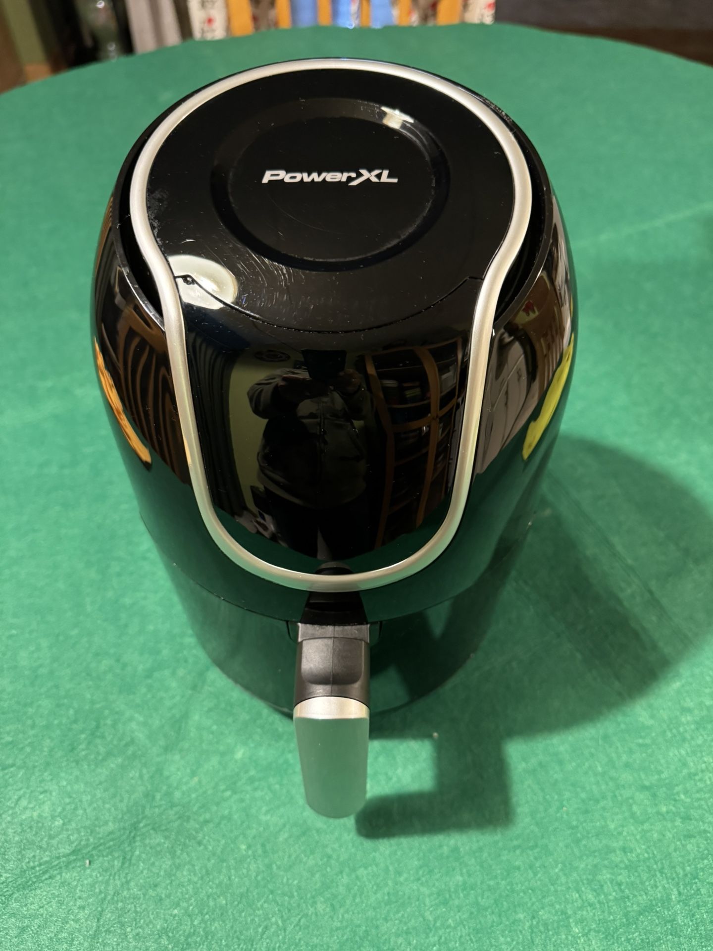 Power XL Vortex 2QT Black Air Fryer Model #HF-2096TS w/ Manual & Recipe