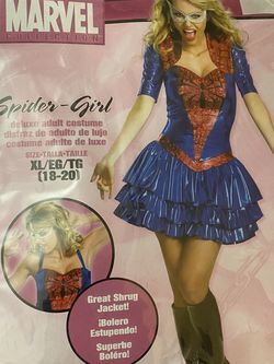 New Spider Girl XL 18-20 Costume