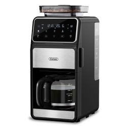 Open-Box New Gevi Black 10-Cup Grind & Brew Drip Coffee Maker with Built-In Grinder