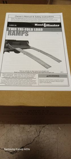 Loading Ramps 1000lbs Limit