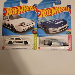 Hot Wheels-/ Toyota Sprinter/ Mazda Rx-7 