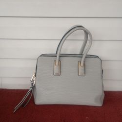 Gray handbag/purse