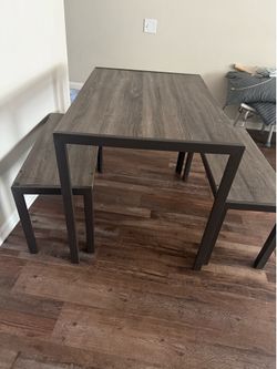 Bench and Table