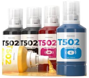 502 Ink Refill Bottles, Compatible Refill Ink Replacement for EPSON. (U)