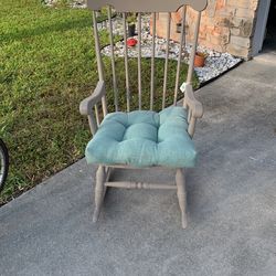 Grey Rocking Chair