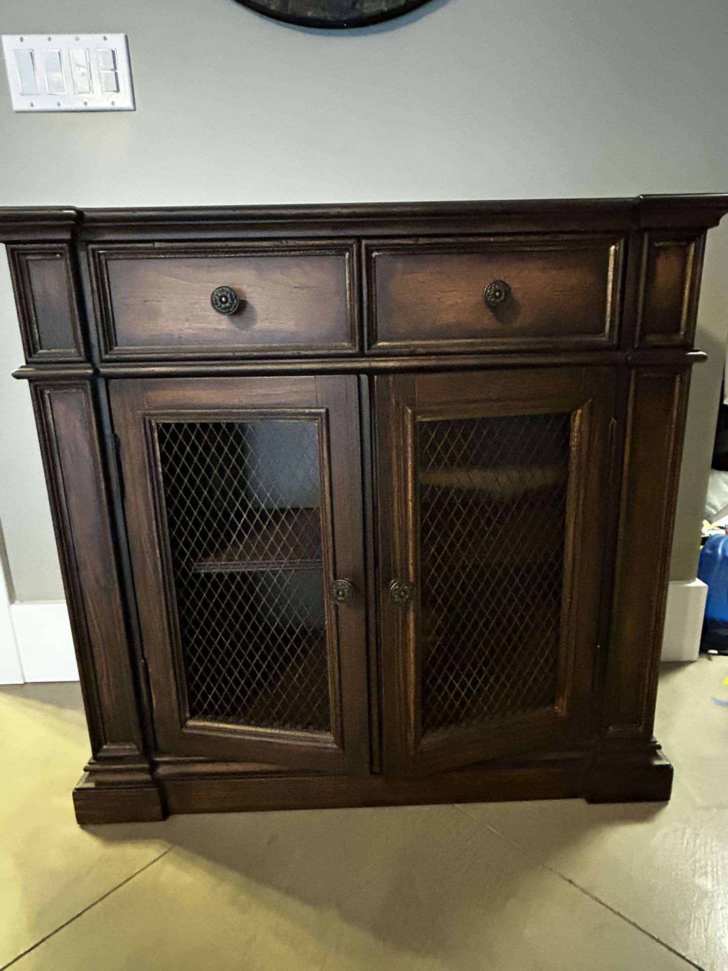 Mesh Grill cabinet Hooker Furniture