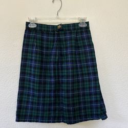 Plaid Mini Skirt