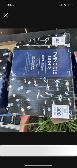 Brand new twinkle Christmas lights  have three of them Selling By Each 