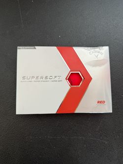 red supersoft golf balls callaway