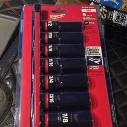 Milwaukee Impact Sockets 1/2"