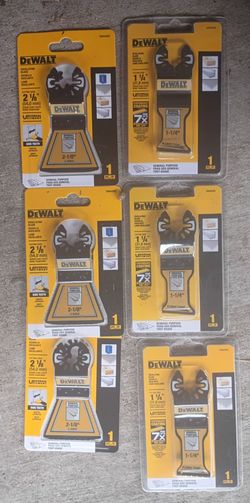 DeWalt Oscillating Blades – Lot of 6