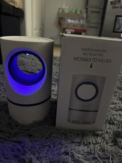 USB Mosquito Killer Lamp – Suction Bug Trap, Quiet & Chemical-Free (New)
