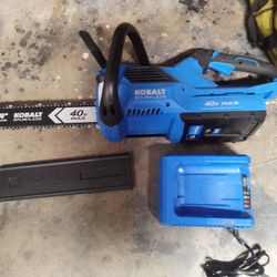 Kobalt 40 Volt Chainsaw 14in 