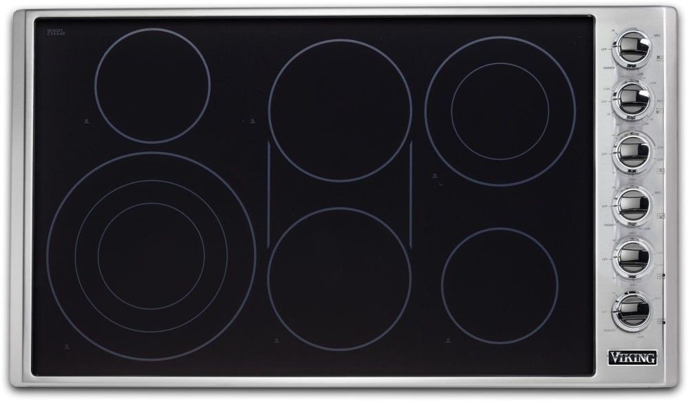 Viking 36" 5 Series Stainless Steel Electric Cooktop New