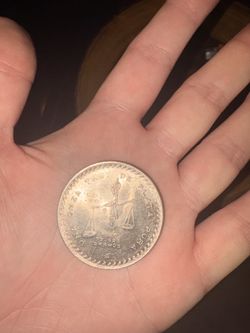 1979 Mexican 1 ounce silver coin