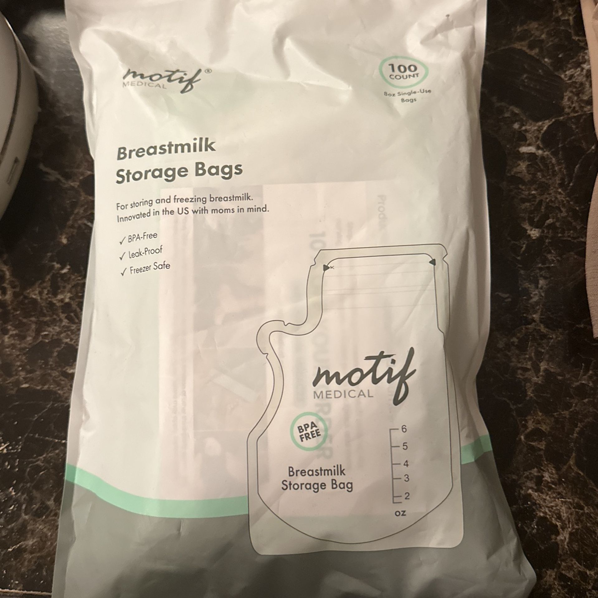 Motif Breastmilk Storage Bags