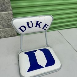 Vintage Duke Blue Devils Team Bench Chair