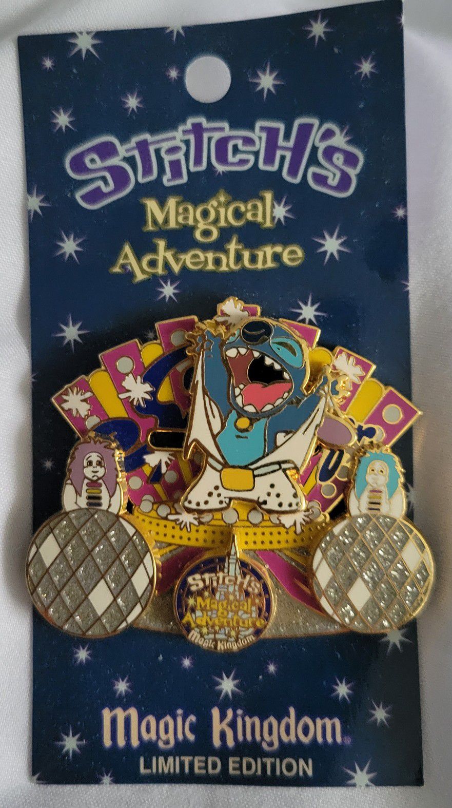 Stitch Elvis Magical Adventure Magic Kingdom SpectroMagic Parade Disney Pin