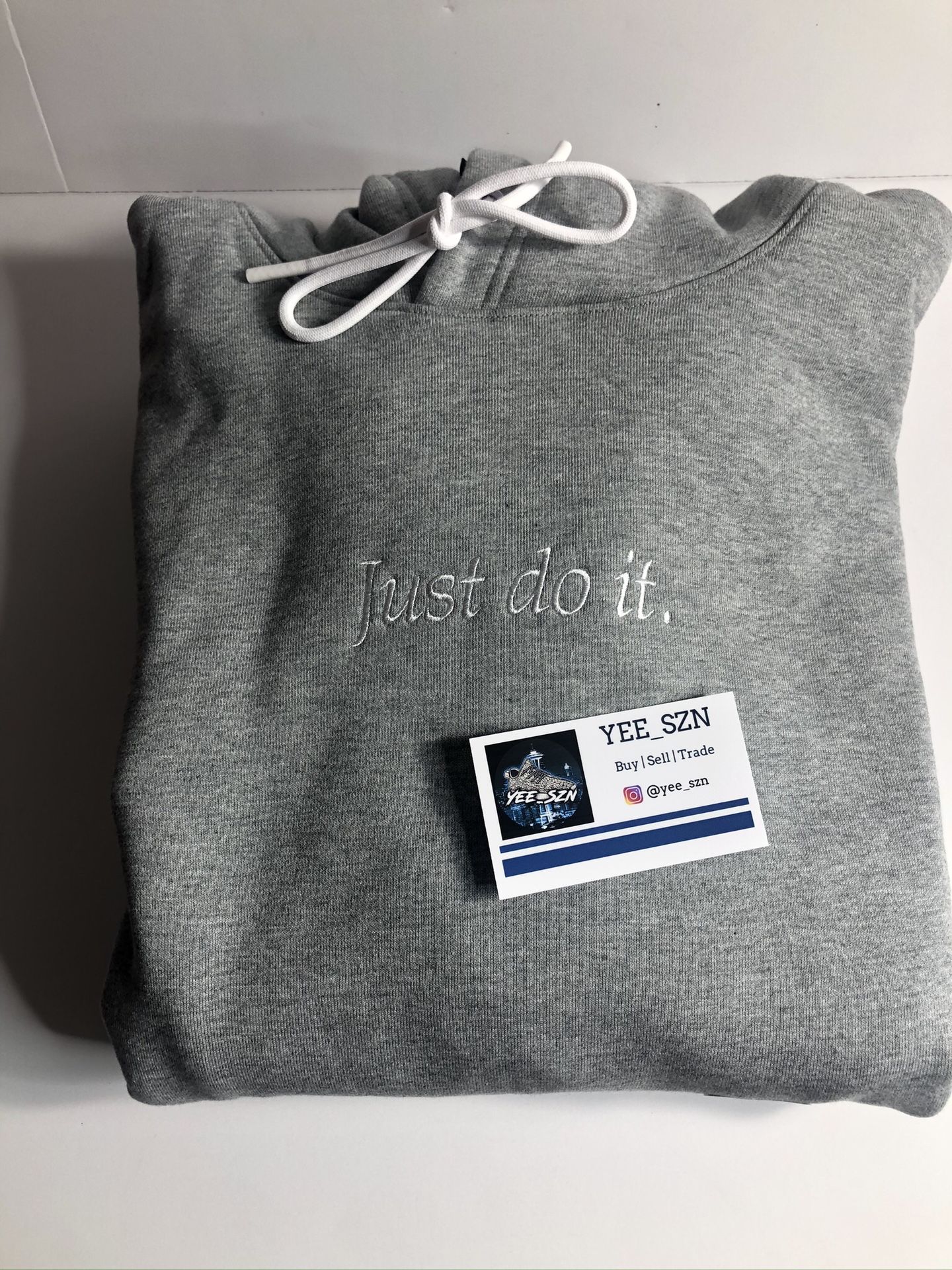 Nike heavyweight just do it hoodie size Large brand new