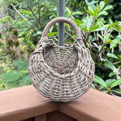 Woven Wall Basket/Hanging Planter