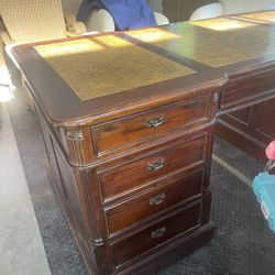 Wood Partner Desk