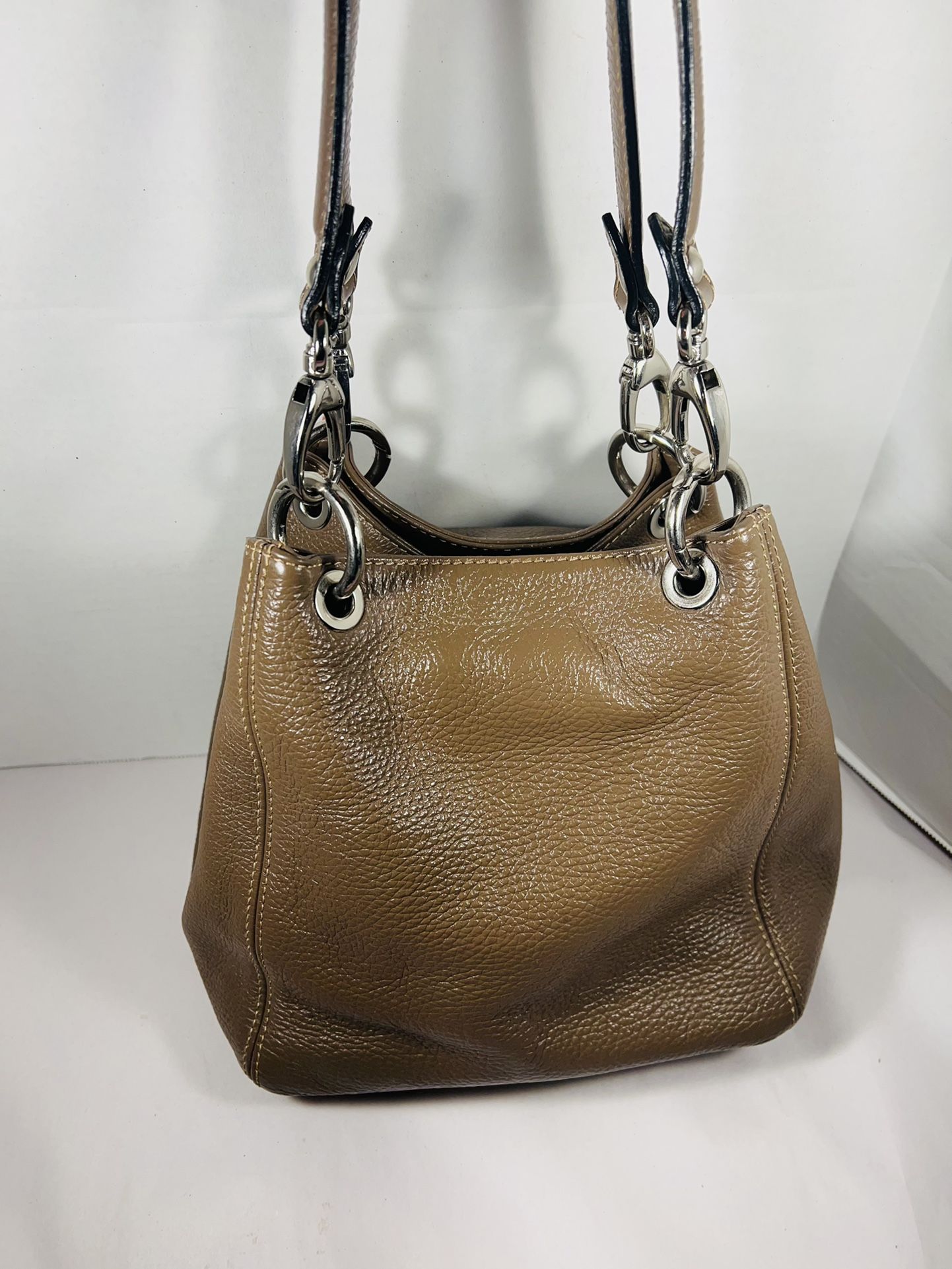 Maxima Milano brown leather handbag