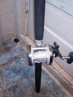 Sam Scott Custom 8ft Bamboo Rod with Blue Runner Reel