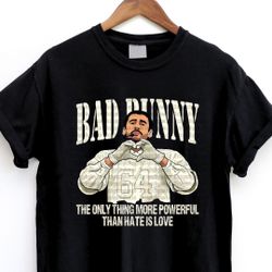 Bad Bunny, Together Love, América, Custom Shirts, Graphic Apparel 