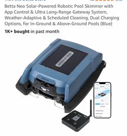 Betta Neo Solar-Powered Robotic Pool Skimmer