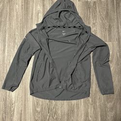 Large Grey Nike Jogger Hoodie Zipup