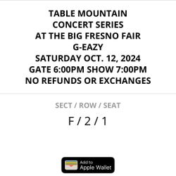 G Eazy Tonight Fresno 