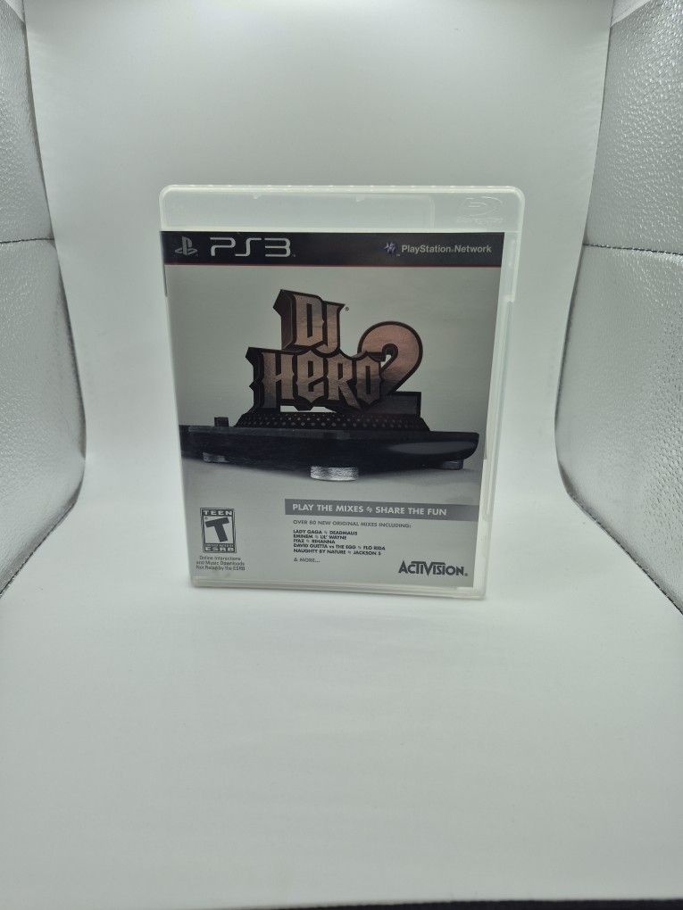 DJ Hero 2 - 80 Mixes - PS3 (Activision, 2010) - With Manual & Case