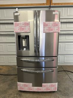 New Samsung Stainless Steel 4 Door Refrigerator