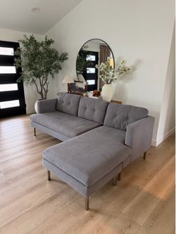 Like new west elm sectional couch