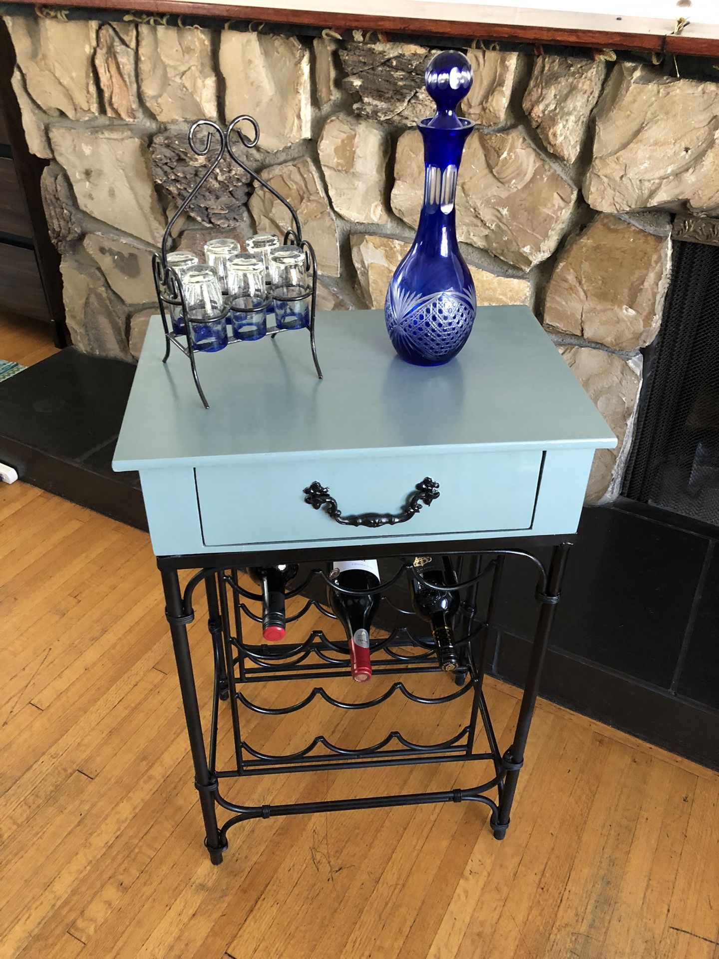 Attractive Wine Rack With Storage Drawer