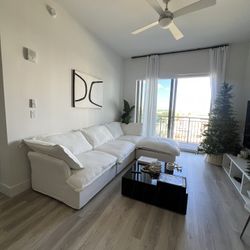 White Cloud Sectional (New In Boxes) 