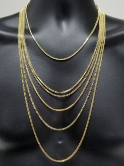 2MM 10k Yellow Gold Franco Chain FC011