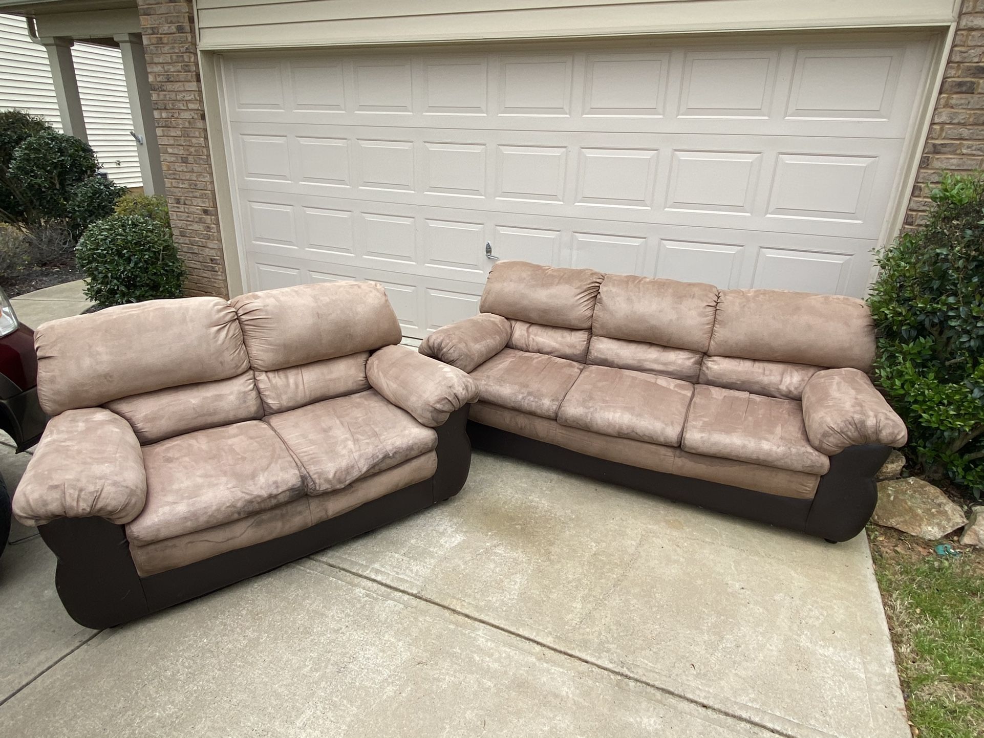 Couch And Love Seat Sofa Set