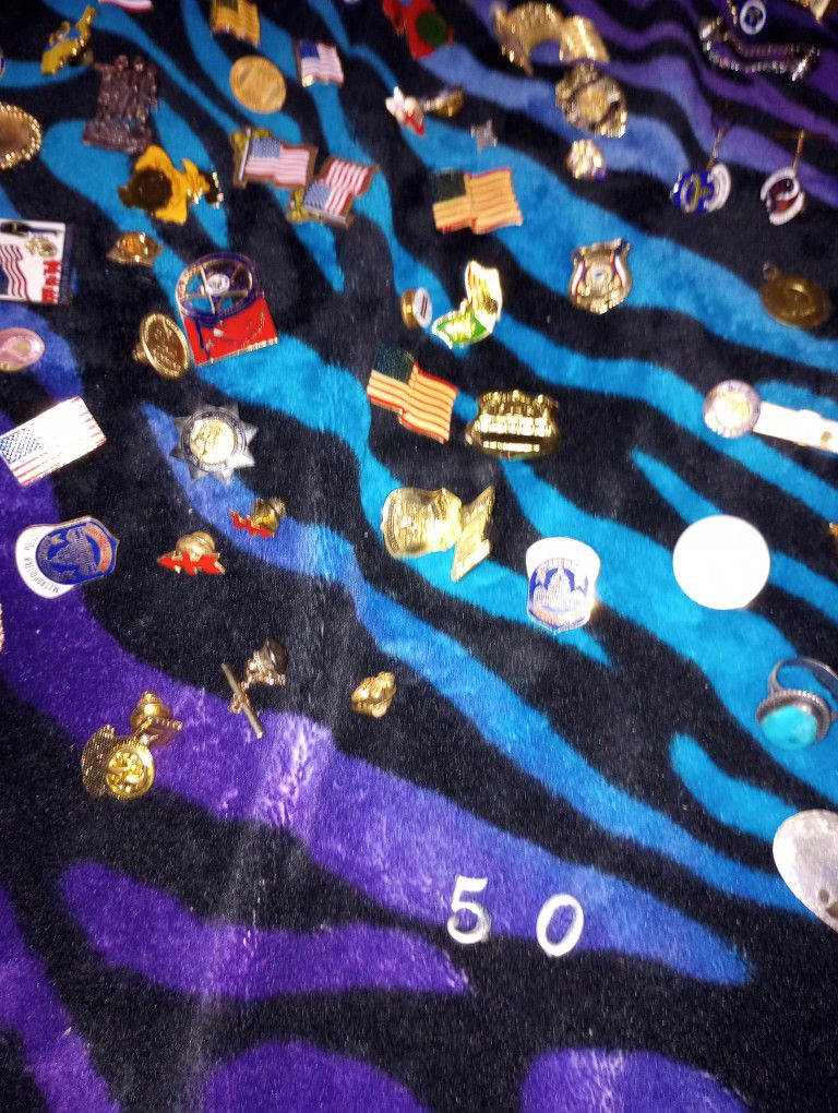 Pins, Cufflinks, Tie Clips,Rings, Chains