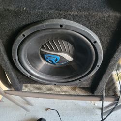 Subwoofer 10" Y Amplificador Por 100