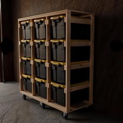 Quality Custom Storage Bin Racks