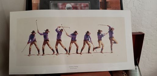 Cowboy swing print