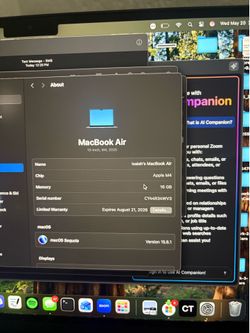 2025 Macbook M4 Air