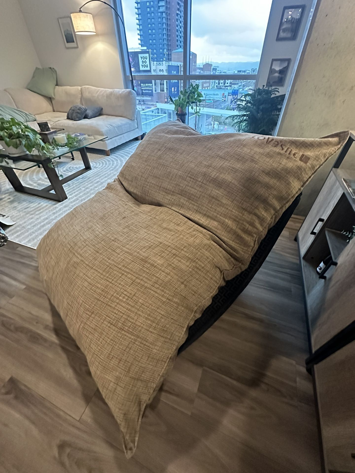 Lovesac Pillowsac Loveseat with Rare Discontinued Rocker