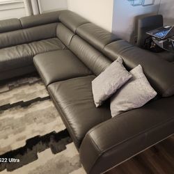 Leather Sectional