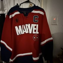 Marvel Spider-Man Embroidered Hockey Jersey - BoxLunch Exclusive SOLD OUT